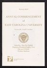 Program of the Seventy-Third Annual Commencement of East Carolina University
